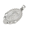 304 Stainless Steel Rhinestone Settings STAS-C131-01P-2