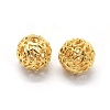 Hollow Brass Beads KK-L184-79G-2