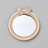 Alloy Rhinestones & Glass Makeup Mirror for Phone Cases Phone DIY-WH20050-12A-01-1