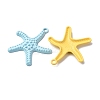 Spray Paint Alloy Pendants FIND-H060-01F-2