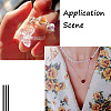 220Pcs 22 Style Transparent Spray Painted Glass Beads GLAA-CW0001-02-6