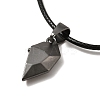 Rack Plating Alloy Heart Pendant Necklaces Sets LS-NJEW-B081-07A-4