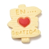 Street Sign Opaque Resin Cabochons LS-RESI-E044-01C-1