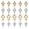 20Pcs 4 Styles Alloy Crystal Rhinestone Connector Charms FIND-TA0008-74-1