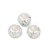 Alloy Rhinestone Clay Pave Beads ALRI-D300-03S-07-1