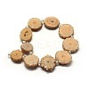 Natural Druzy Quartz Crystal Beads Strands G-F582-A13-2