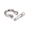 Alloy D-Ring Anchor Shackle Clasps X-PALLOY-L169-08-2