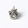 Tibetan Style Alloy Crown Pendants TIBEP-S120-AS-NR-1