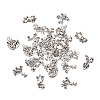  Tibetan Style Alloy Frog Shape Pendants & Rhinestone Settings TIBEP-TA0002-34AS-RS-18