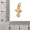 Brass Micro Pave Cubic Zirconia Pendants KK-I360-006G-01-3