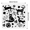 PET Hollow Out Drawing Painting Stencils DIY-WH0418-0042-2