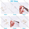 Brass Ball Head Pins KK-BBC0025-60B-6