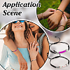 Waxed Polyester Cord Bracelets BJEW-PH01955-5
