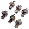 Natural Rhodonite Pendants FIND-SZC0010-559-1