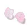 Baking Paint Transparent Glass Beads GLAA-C035-01F-2