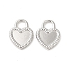 Non-Tarnish 304 Stainless Steel Pendants STAS-L268-037P-1