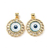 Real 18K Gold Plated Brass Pendants KK-L209-008G-06-1