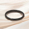 Ion Plating(IP) 304 Stainless Steel Plain Band Rings STAS-I160-E03-EB-2