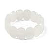 Natural Quartz Crystal Beads Stretch Bracelets for Women Men BJEW-I323-02Y-1