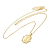 Brass Micro Pave Cubic Zirconia Pendants Necklace LS-NJEW-I125-01A-2