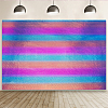 Rainbow Color Polyester Fabric DIY-WH0569-80B-1
