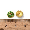 Alloy Enamel Beads Caps FIND-G074-02B-3