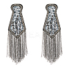 2Pcs Fashionable Tassel Epaulettes DIY-FH0008-89B-B-1