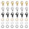 60Pcs 304 Stainless Steel Lobster Claw Clasps STAS-TA0001-46A-1
