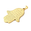 304 Stainless Steel Pendants STAS-Z069-02G-2