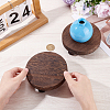 2Pcs Wooden Display Pedestals WOOD-WH20001-18-3