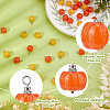40Pcs 2 Colors Opaque Resin Vegetable Pendants PALLOY-FH00153-4