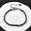 304 Stainless Steel Nylon Cord String Bracelets BJEW-Z124-01P-1