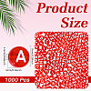 1000Pcs Transparent Acrylic Beads TACR-ME0001-08E-2