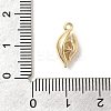Marine Animal Theme Golden Brass Micro Pave Clear Cubic Zirconia Pendants KK-U031-01G-01-3