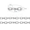 Brass Cable Chains CHC-034Y-P-6