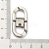 Non-Tarnish 304 Stainless Steel Fold Over Clasps LS-STAS-D026-01C-P-3