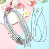 36Pcs 6 Colors Waxed Cord Necklace Making NCOR-FS0001-04-8