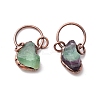 Natural Fluorite Pendants G-M383-26B-2