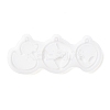 DIY Duck & Earth & Face Pendant Silhouette Silicone Molds LS-DIY-E036-11-2
