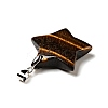 Natural Tiger Eye Pendants G-I319-04P-04-3