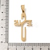 201 Stainless Steel Pendants STAS-R132-01G-06-3