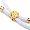 Nylon Cords Bracelet Makings Fit for Connector Charms LS-AJEW-P116-01G-09-3
