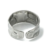 Non-Tarnish 304 Stainless Steel Open Cuff Ring RJEW-L110-019P-3