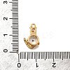 Brass Micro Pave Cubic Zirconia Charms KK-B152-20G-3