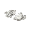 304 Stainless Steel Rhinestone Pendants STAS-V015-06P-2