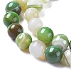 Natural Striped Agate/Banded Agate Beads Strands G-G582-10mm-61-3