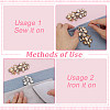 6Pcs Glass and Alloy DIY Clothing Accessories DIY-FG0008-13B-3