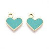 304 Stainless Steel Enamel Charms STAS-L022-483G-05-1