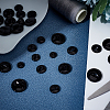 120Pcs 6 Styles 2-Hole Resin Buttons FIND-DR0001-45B-4