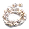 Natural Nucleated Pearl Beads Strands PEAR-B004-15A-01A-4